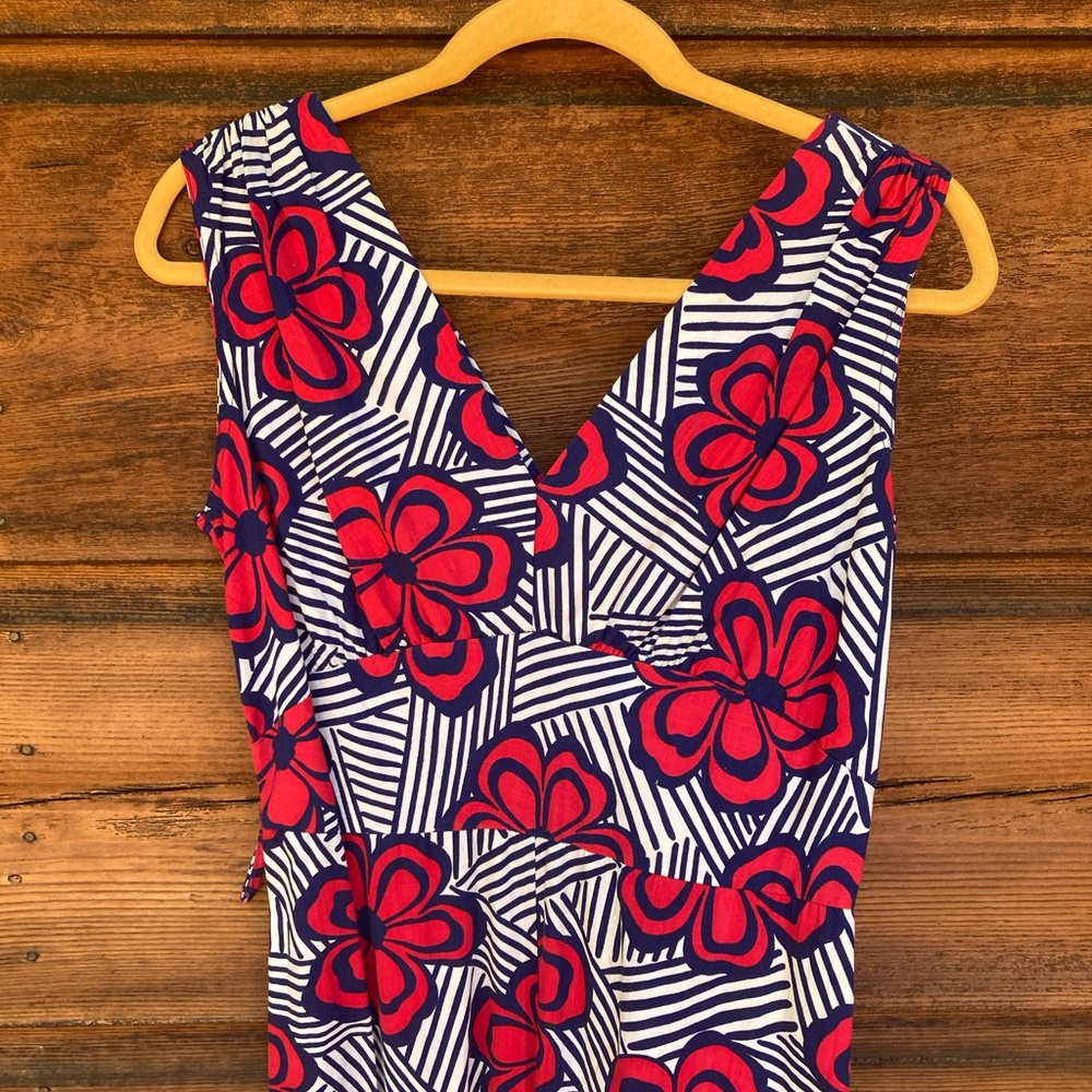 Vintage Jumpsuit Hawaiian Print Beeline Brand
